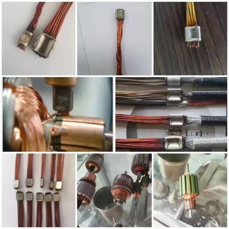 电机端子定子漆包线焊接焊接工艺样品