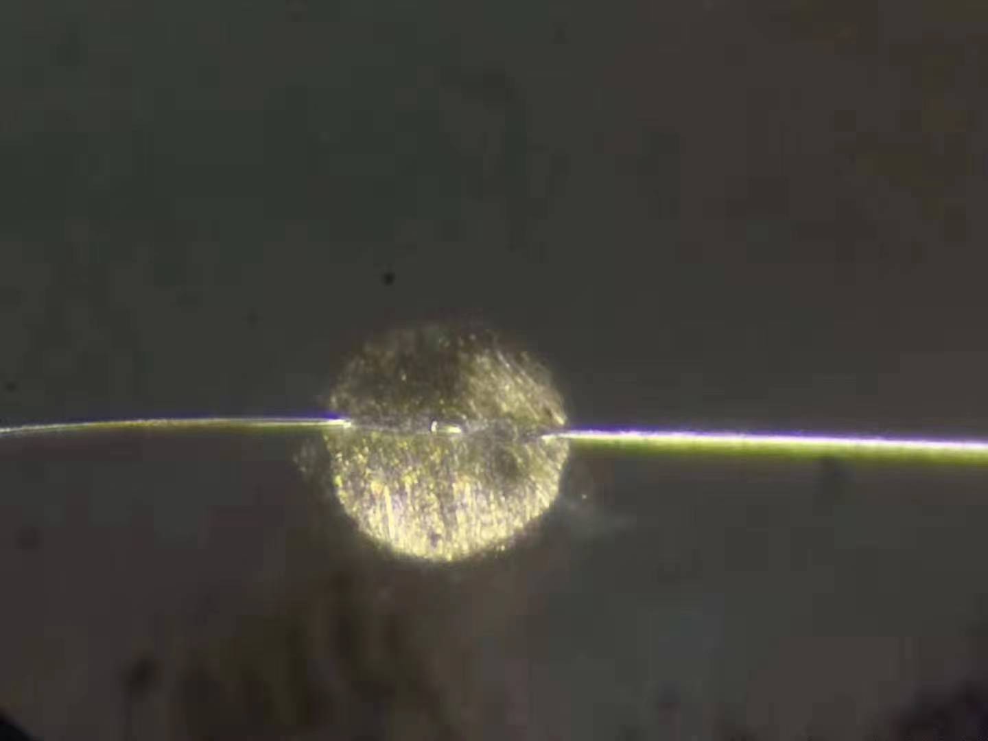 铂金银镍铜钨丝焊接工艺样品