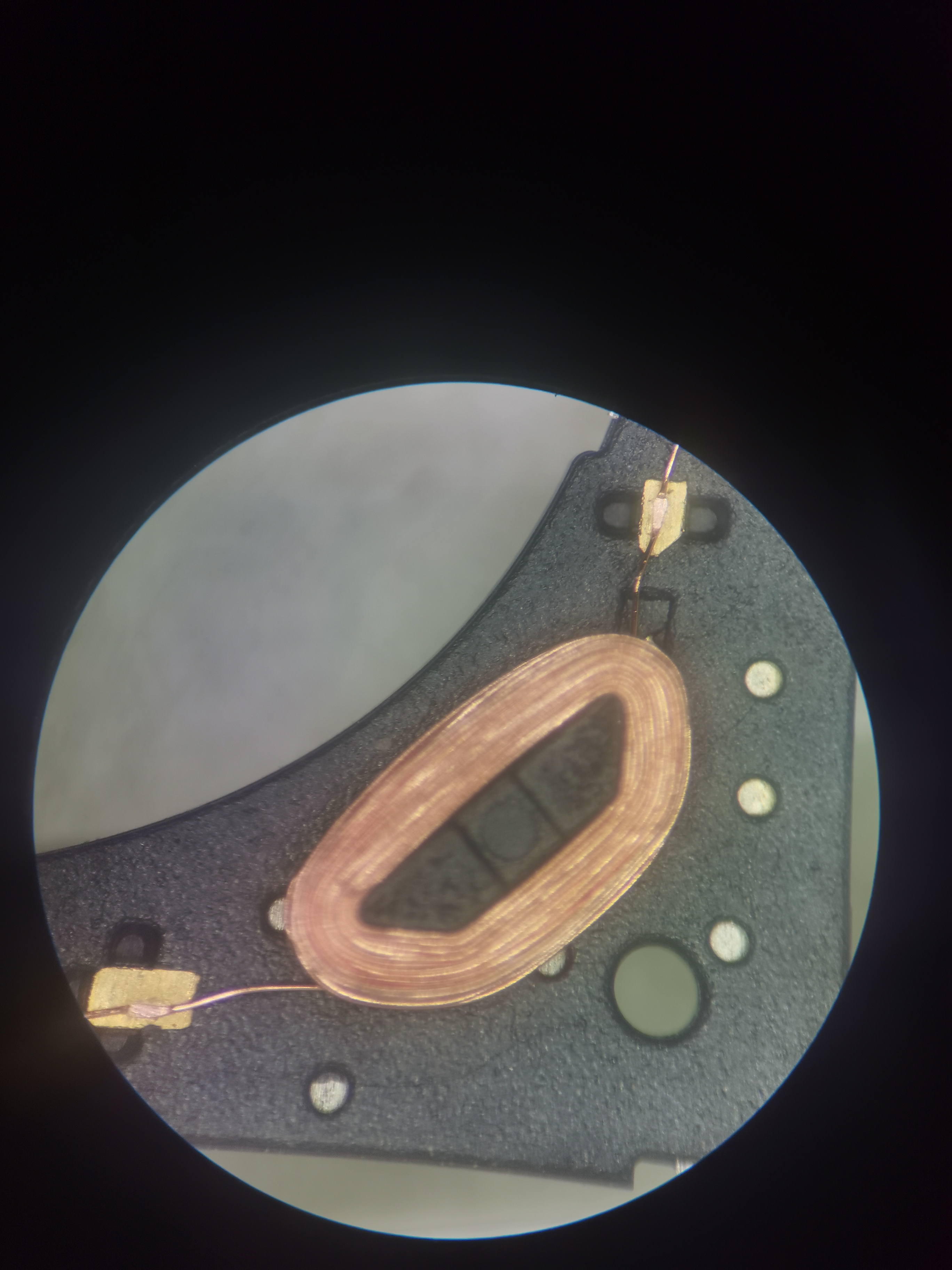 充电线圈漆包线热压焊接工艺样品