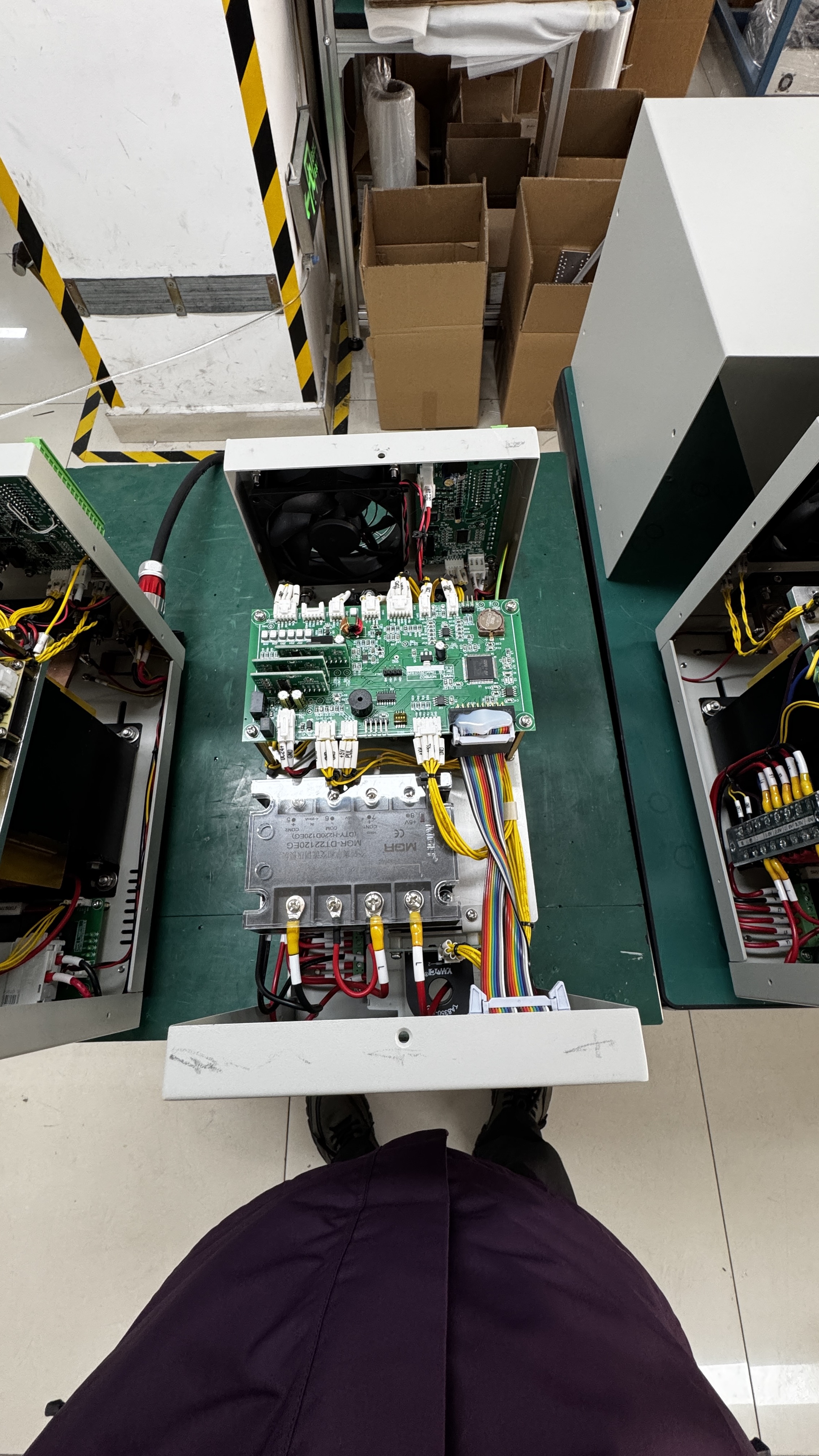 自动化工频热压机电源