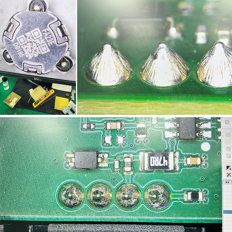 激光锡丝焊接样品_激光锡丝焊接机